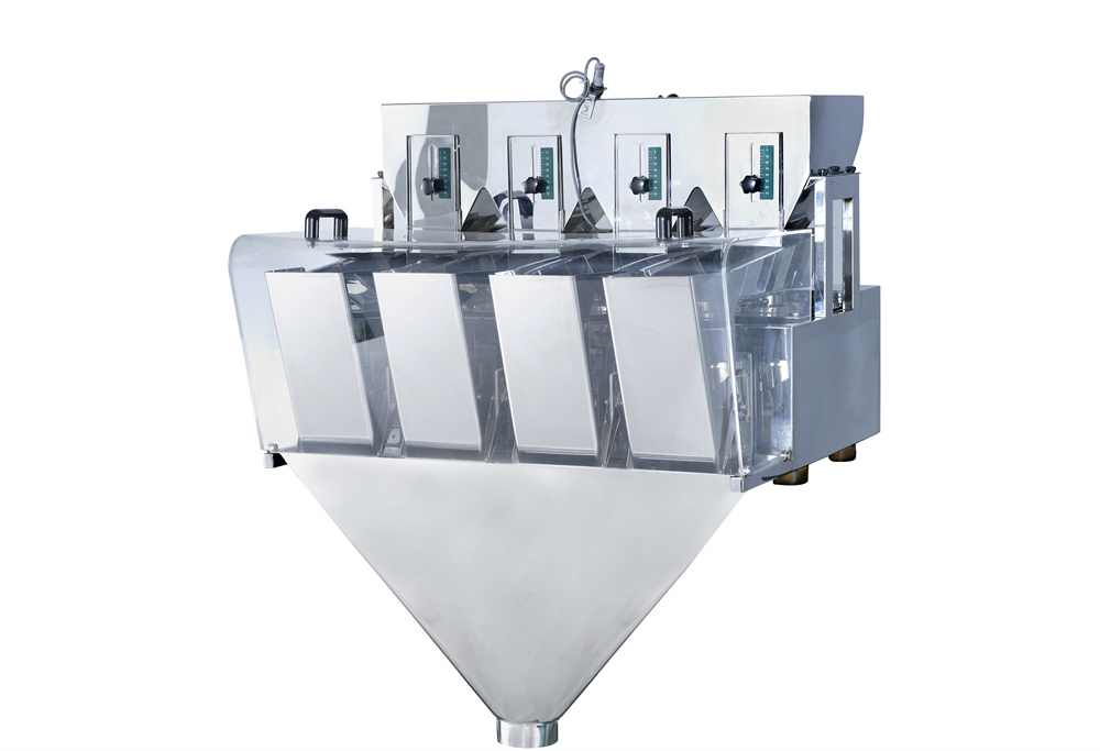 linear weighing machine factory price high quality accurate multihead weigher automatic dosing weigher 4 head linear weigher
