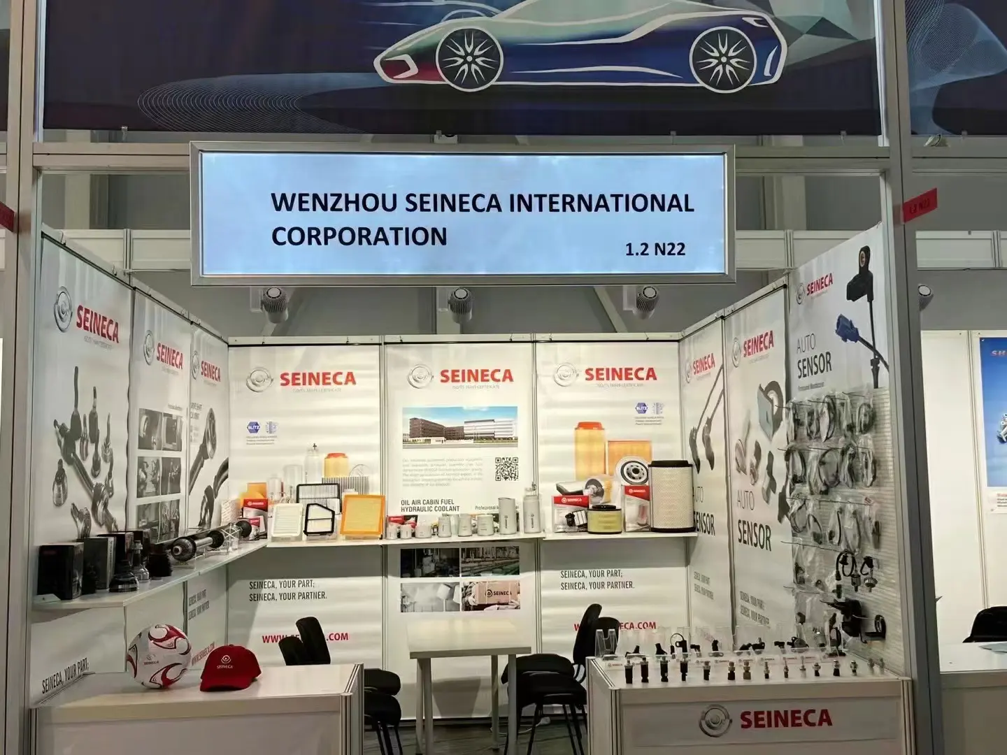SEINECA Automotive Automechanika Fankfurt 2022 Booth #.1.2N22  
