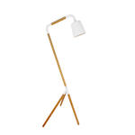 FL-18044 ARC KD Wood Floor Lamp