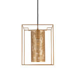 PL-21044 Grid Tube Pendant Lamp With Perforated Metal