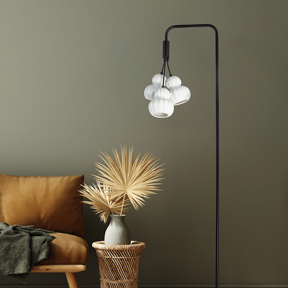 FL-22073 Ceramic Shades Floor Lamp