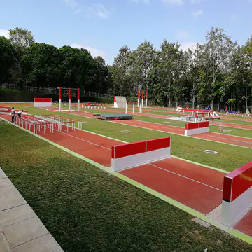 Indonesia Akademi Militer Obstacle Running Track