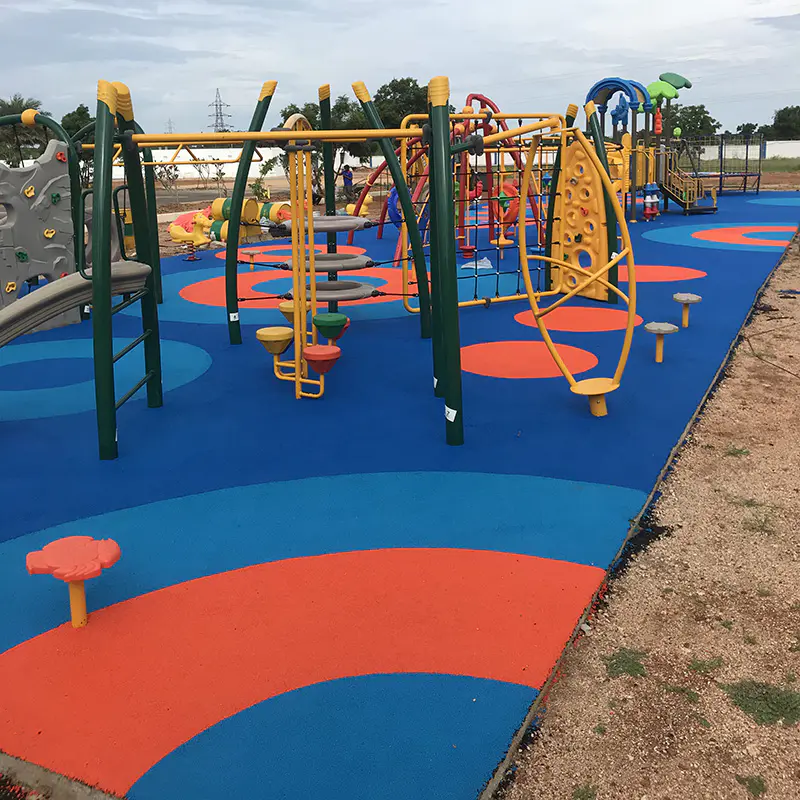 EPDM/SBR Rubber Floor for Playground, Park and Entertainment Area