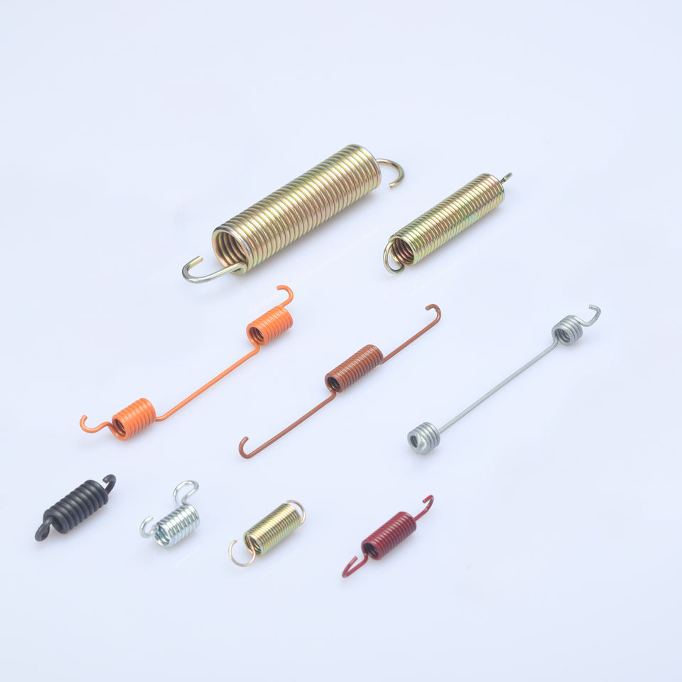 Heli Spring customized multi-purpose high-precision mechanical tension with hook carbon steel Tension Spring