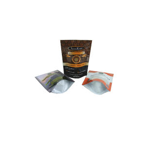 FDA Coffee Packaging Resealable Stand Up Pouches