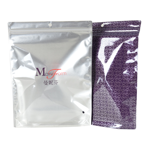 Plastic Foil Stand up T-Shirt Packaging Bags