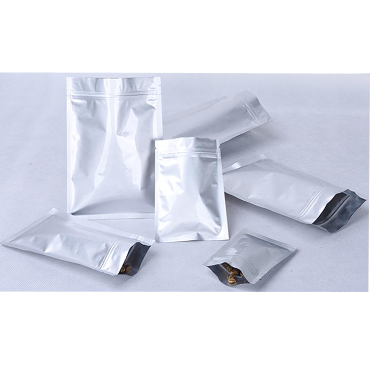 Food packaging bag aluminium foil pouch with zip lock 