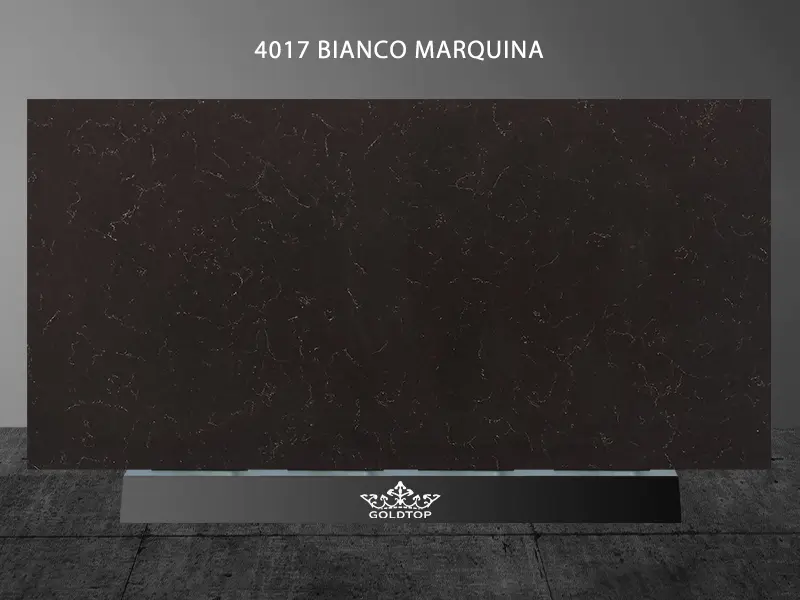 Marmor serie kvarts marmor kvarts sort kvarts bianco marquina kvarts 4017