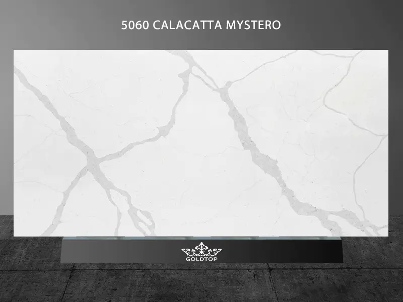5060 Calacatta Mystero прочные кварцевые столешницы FT оптом