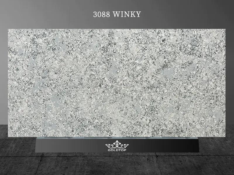 3088 Winky Sparkle Quartz Tahoe Gulv fliser Benkeplater