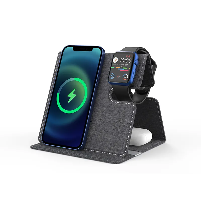 3 in 1 Fast Wireless Charger Stand