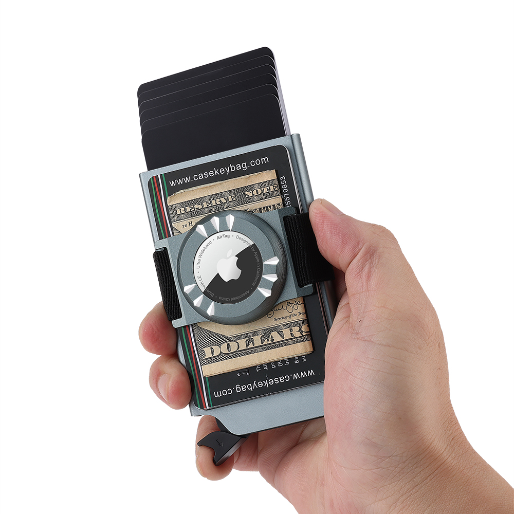 SD03-4-5 Airtag محفظة حامل بطاقة RFID