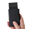 FD05S-1-7 Genuine Leather RFID Wallet With Airtag Slot
