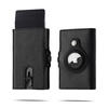 FD05S-1-5 Genuine Leather RFID Wallet With Airtag Slot