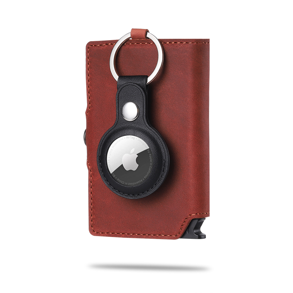 FD03S-1-3 Mutifunctional RFID Airtag Wallet With Key Chain