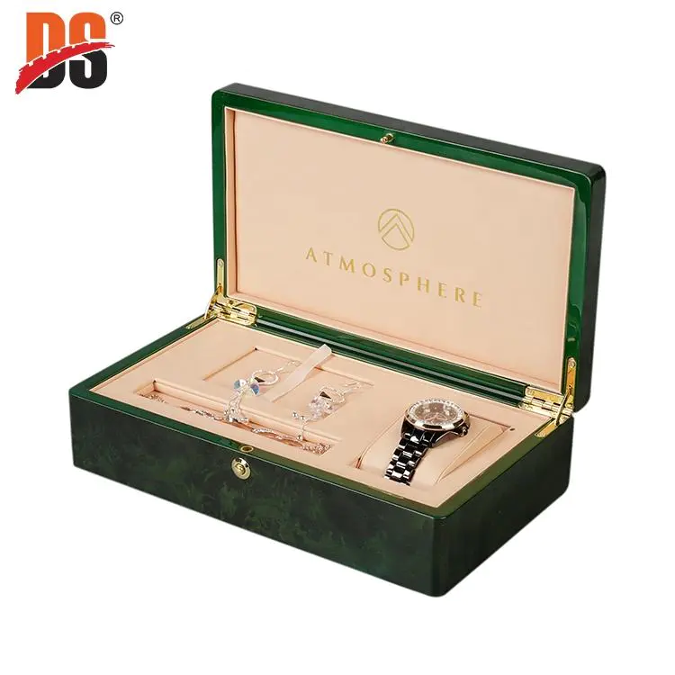 DS High Grade Luxury Wooden Box for Gift Custom Watch Storage Packaging Display Box