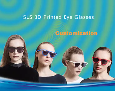 How many steps are there to customize a pair of 3D printing glasses?