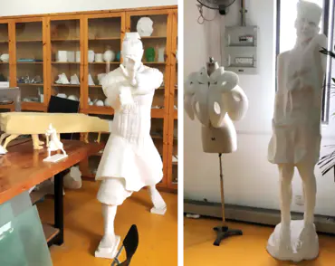 Application of SLS nylon 3D printing technology in art design laboratories of colleges and universities