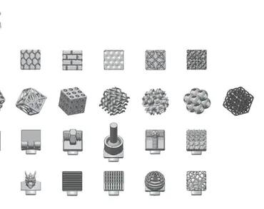 SLS Printing Model Kiub Rubik Kompleks Luar Biasa