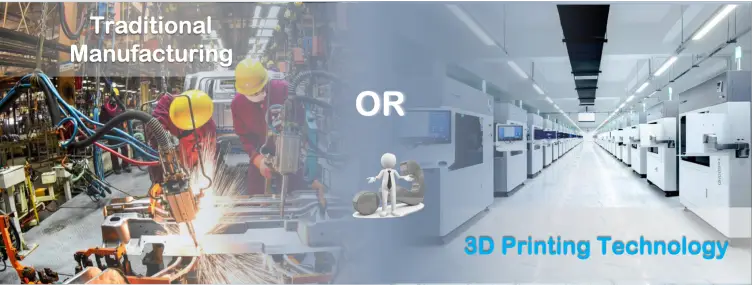 3D印刷技術は従来の製造に取って代わることができますか?