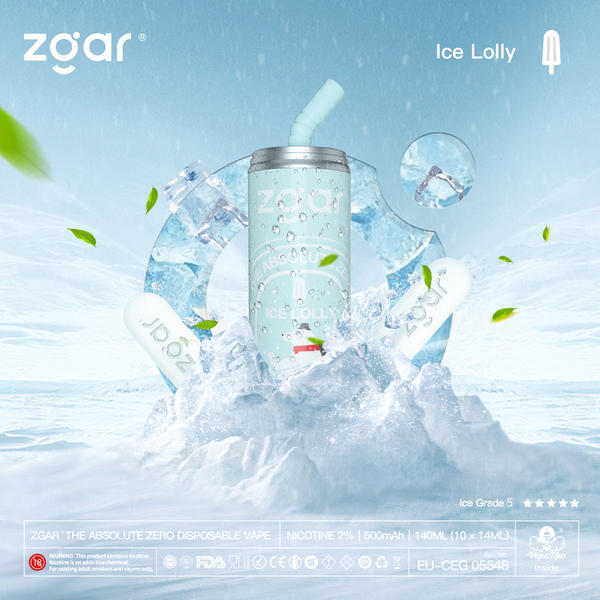 ZGAR THE ABSOLUTE ZERO DISPOSABLE VAPE ICE LOLLY