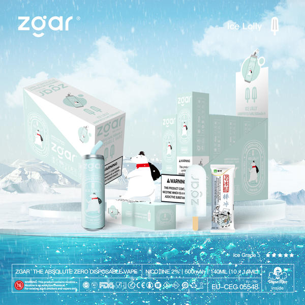 ZGAR THE ABSOLUTE ZERO DISPOSABLE VAPE ICE LOLLY