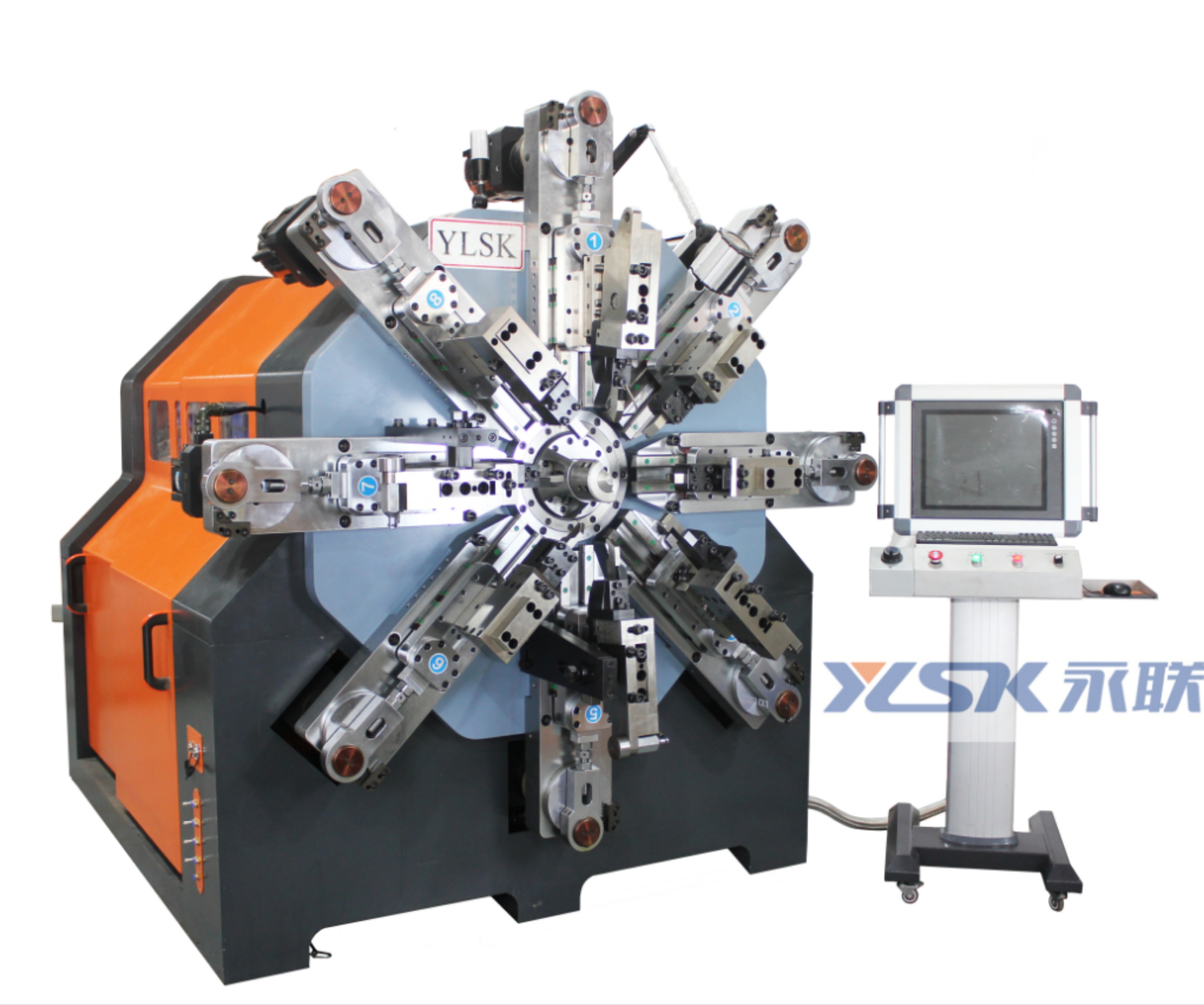 YLSK- 1280 UNIVERSAL CAMLESS SPRING MACHINE