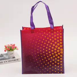 Hot Sale personalizzato logo stampato eco borse tote laminato non tessuto borsa