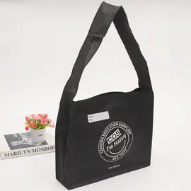 طباعة شعار مخصص عالية الجودة قابلة لإعادة الاستخدام غير المنسوجة حمل حقيبة تسوق