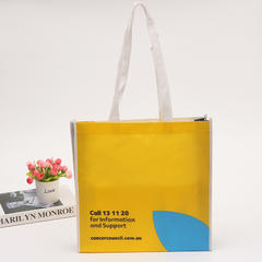 Eco Friendly PP laminato personalizzato shopping tote bag promozionale di alta qualità borse non tessute all'ingrosso