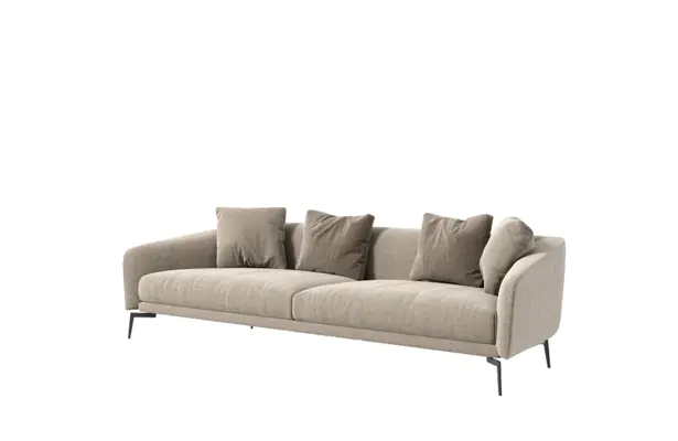 Compact Cozy Fabric Sofa Easy For Relex