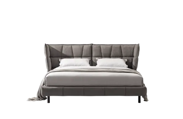 Special Design Relaxing Big Headboard Bed