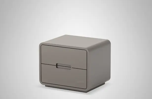 Luxury 3 Drawers Bedside Table Contemporary NightStand