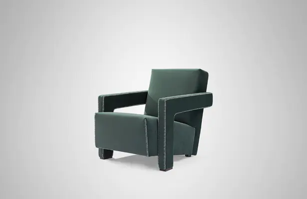 Italian Modern Velvet Arm Upholstered Armchair Lounge Leisure Chairs