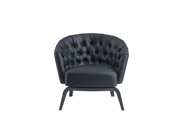 Creative Design Leather Modern Simple Leisure Buckle Armchair