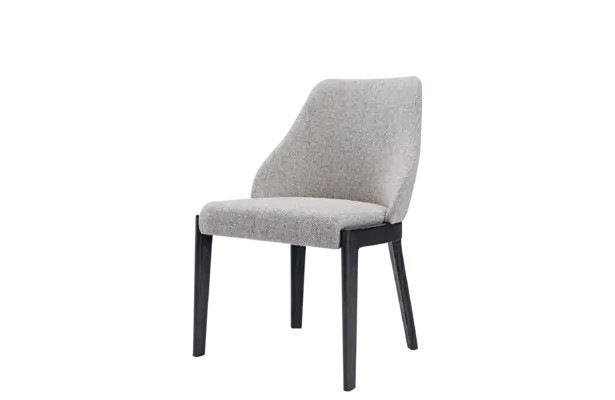 Luxury Restaurant Home Kitchen Upholstery Soft Fabric High Back Dining Chair