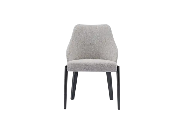 Luxury Restaurant Home Kitchen Upholstery Soft Fabric High Back Dining Chair