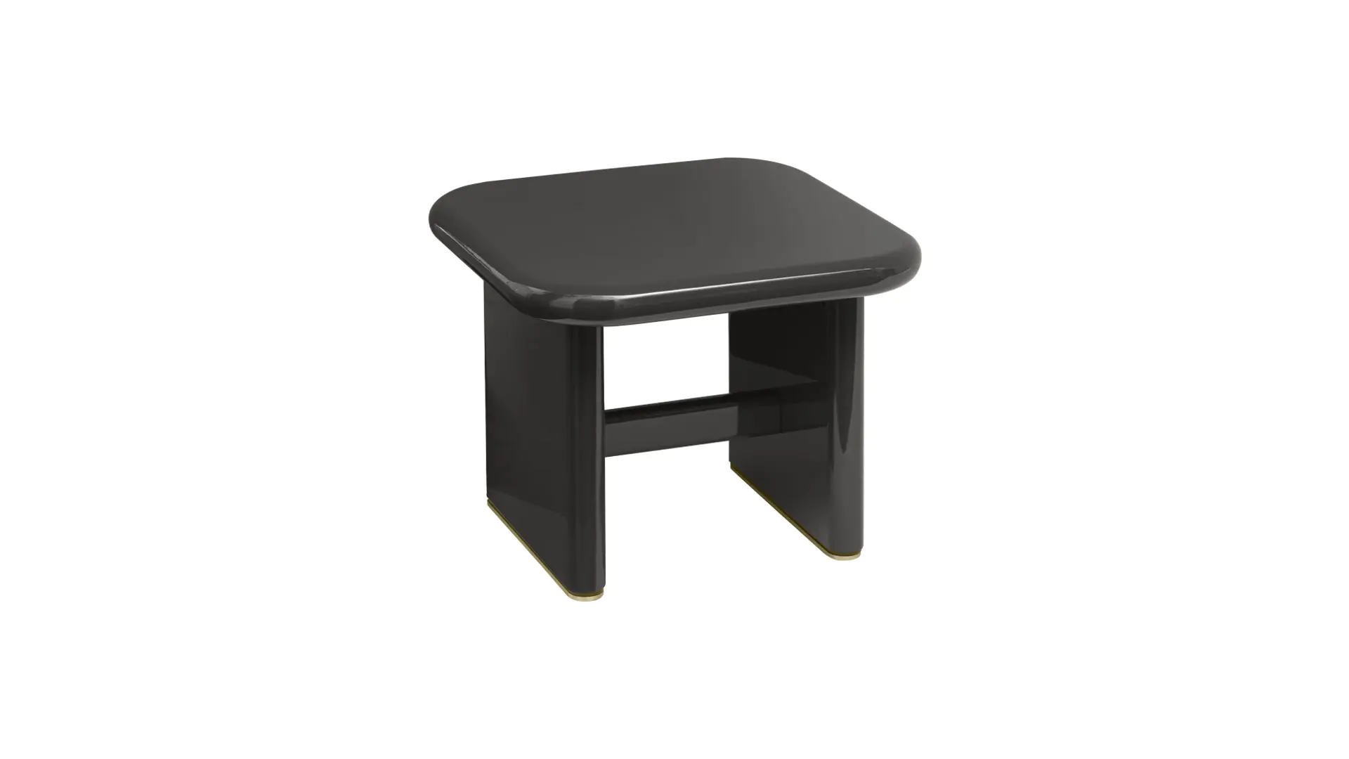 Oem Modern Nordic Style Living Room China Side Table Black Painting