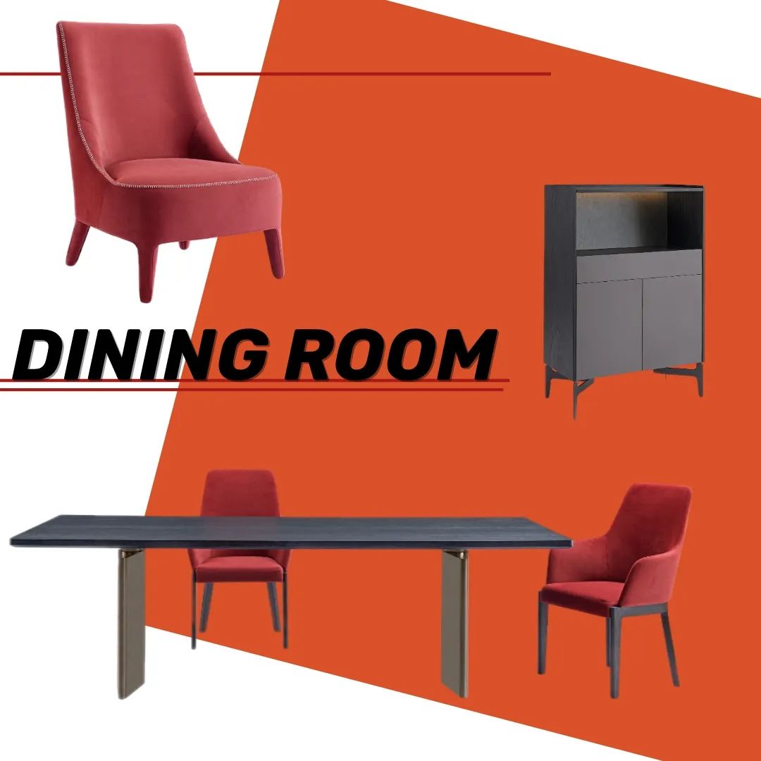 Dining Room Series, Dining table, Dining Chair and Cupboard for Villa ,hotels.