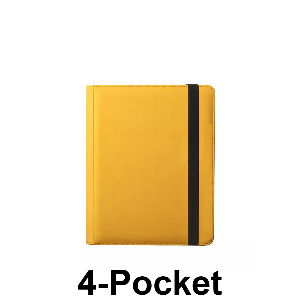 Elastik Kayışlı 9-Pocket Premium Deri Koleksiyoncu Albümü