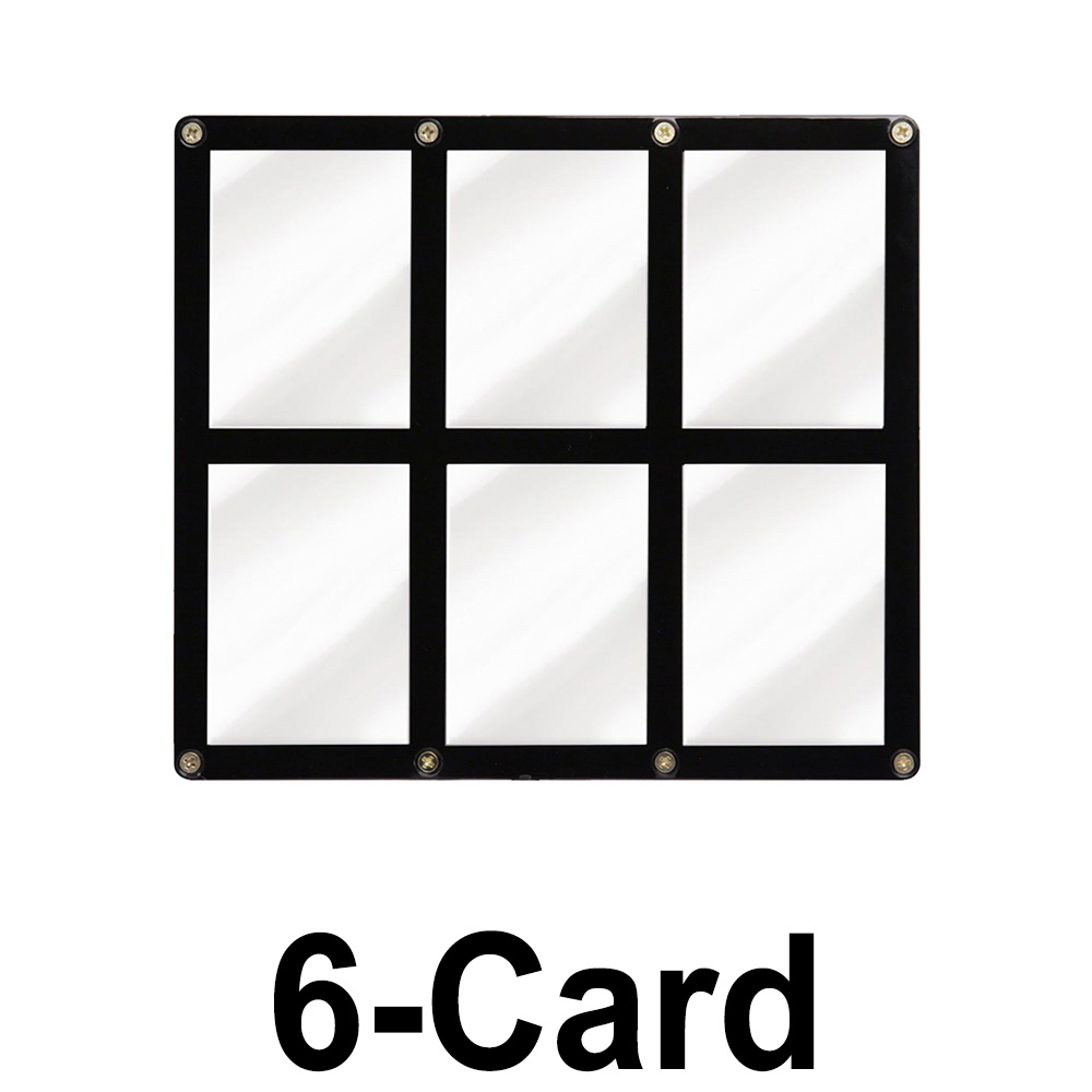 1 κάτοχος screwdown κάρτας - μαύρο περίγραμμα