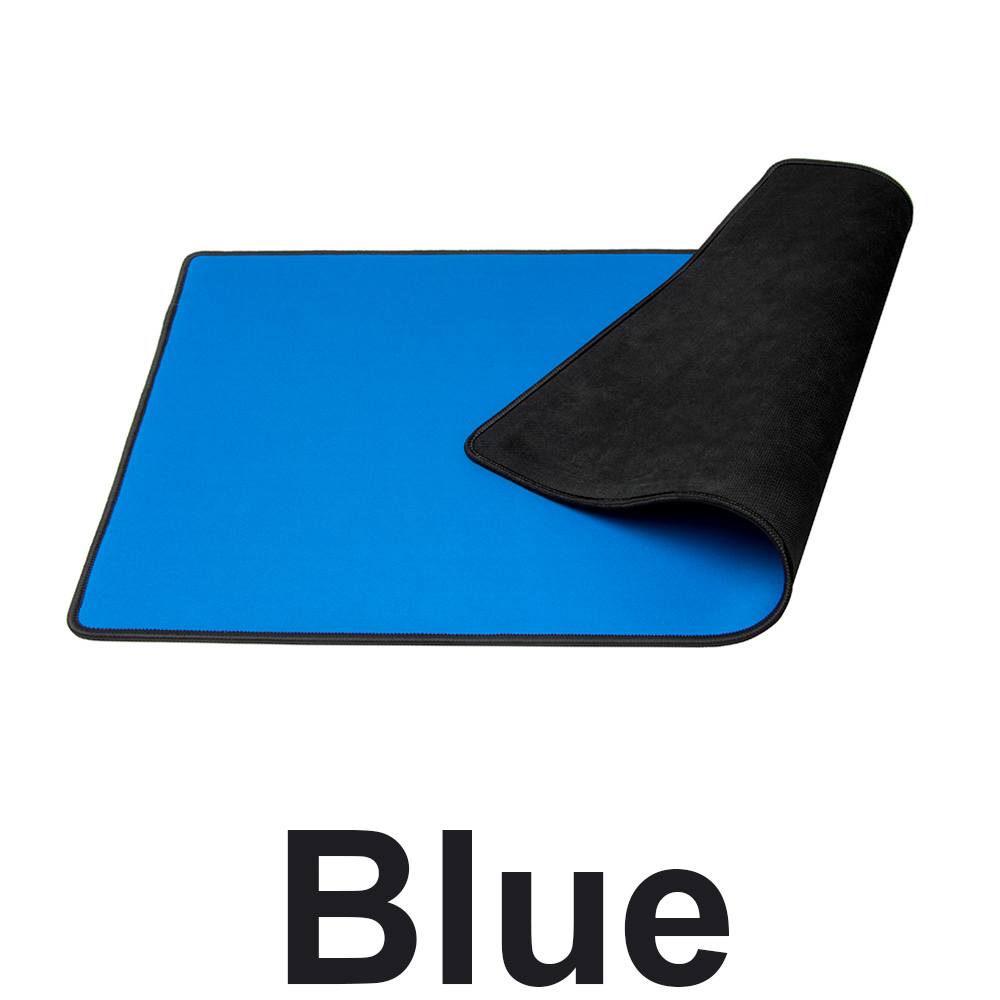 Tapete de juego de color sólido con bordes cosidos - Negro, Game pad, alfombrilla de ratón