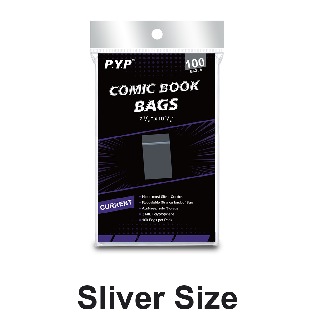 Huidige / Morden Comic Book Bags、 Hersluitbare stripboektassen