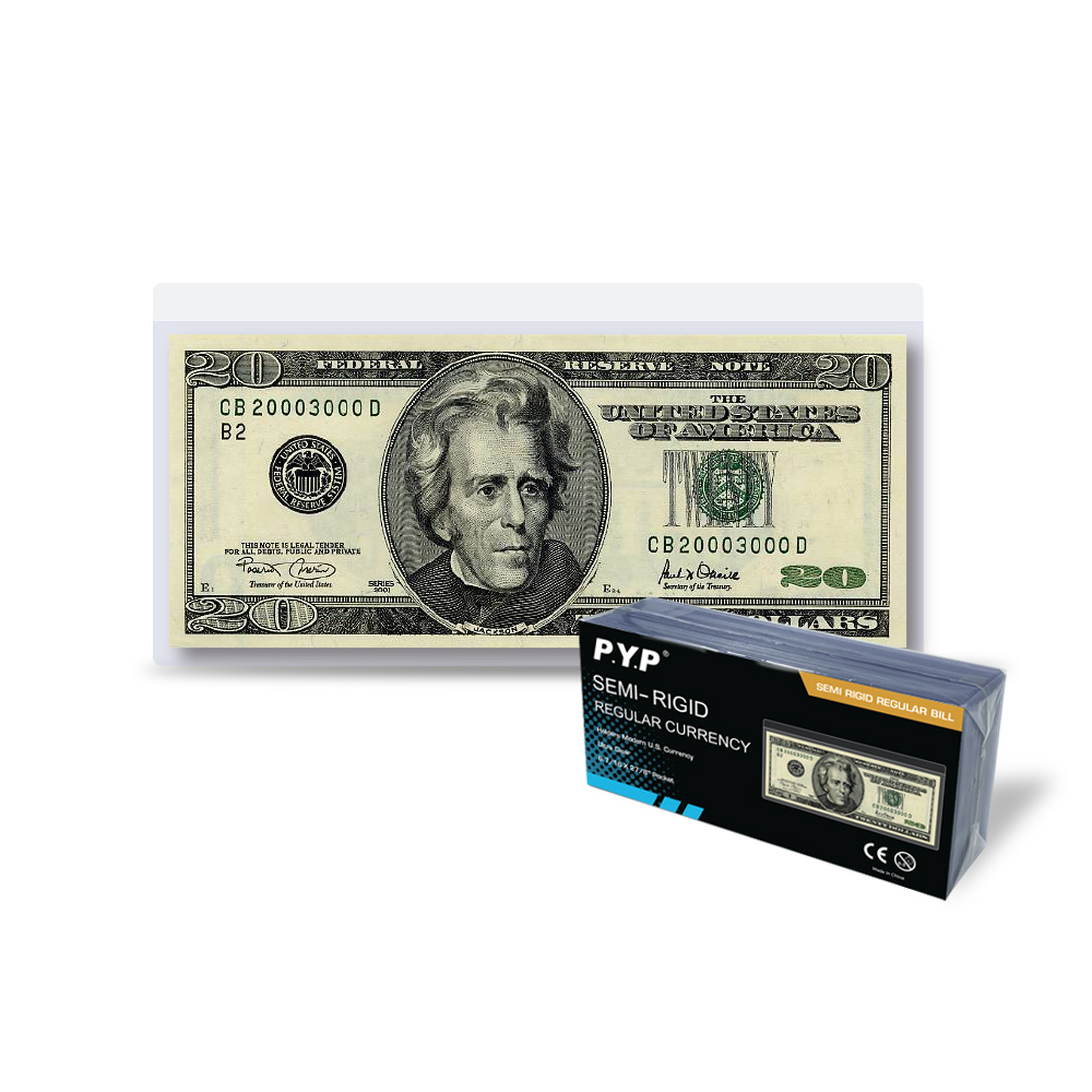 Semi Rigid Currency Holder - Regular Bill