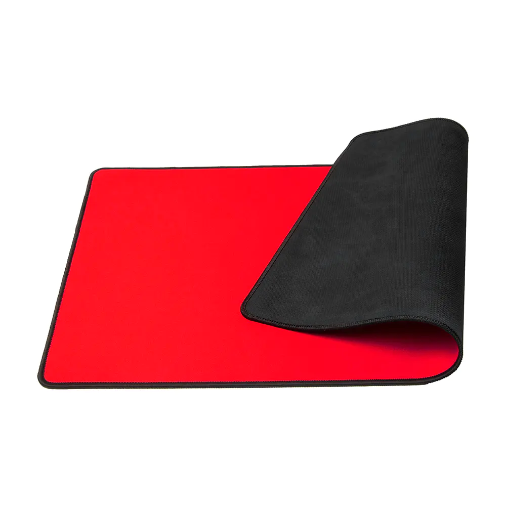 Igraći stol u boji s prošivenim rubom - crvena