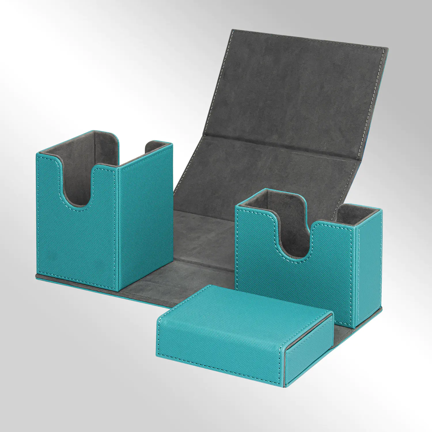 Twin Flip N Tray Xeno 160+ Premium PU leather Deck Box