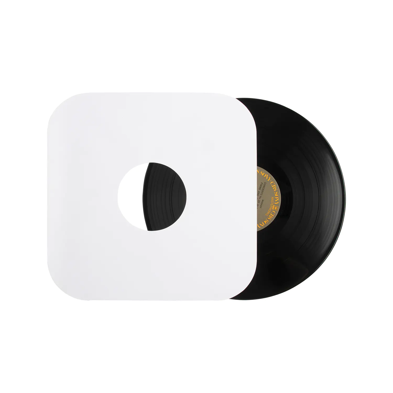 White/Black/Color Paper LP Inner Sleeves with Round Corner