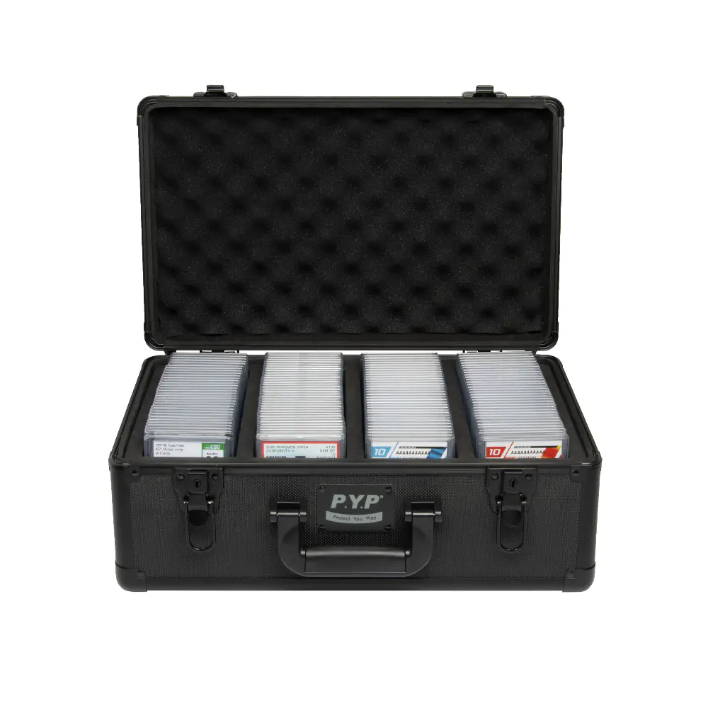 Metal Card Case Holder Deck Box Organizer Trading Card Storage Box Comlatible with C.A.H,PM,Uno,MTG,Dominion,Yugioh,Baseball Card,Sport Cards