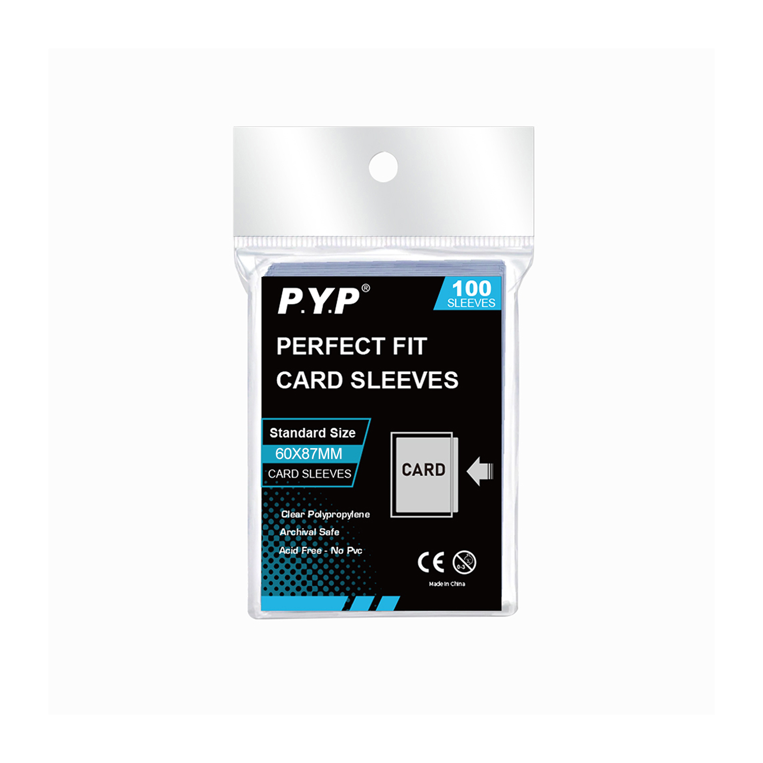 Clear Perfect Fit Side Load 87x60mm Small Size Inner Card Sleeves