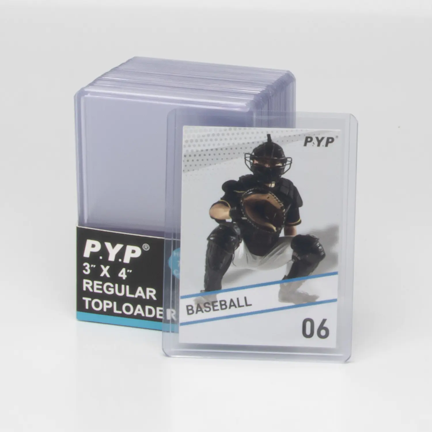 3x4 Toploader Hard Plastic Baseball Card Protector 75PT